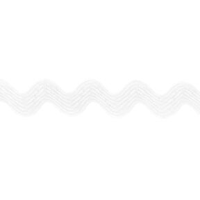 Tasiemka falowana [12 mm] – biel, 