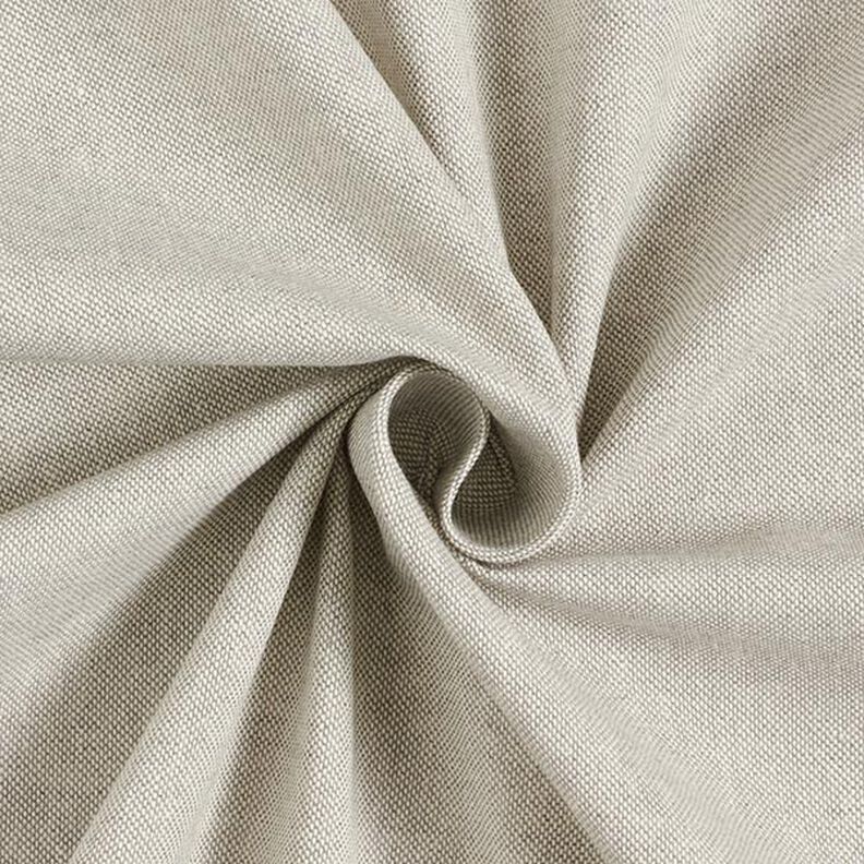 Tkanina dekoracyjna half panama chambray z recyklingu – srebrnoszary/naturalny,  image number 1