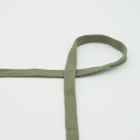 płaski sznurek Bluza z kapturem Bawełna [15 mm] – khaki, 