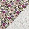 Dżersej bawełniany morze kwiatów | Poppy Fabrics – mleczna biel/liliowy,  thumbnail number 4