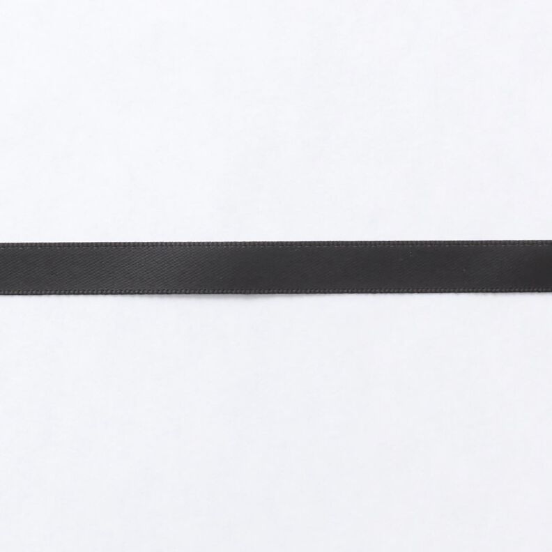 taśma satynowa [9 mm] – czerń,  image number 1