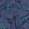 Flanela bawełniana łobuzerskie dinozaury | Poppy Fabrics – dżins/szmaragdowy,  thumbnail number 2