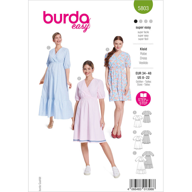 Sukienka | Burda 5803 | 34-48,  image number 1