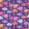 Dzianina dresowa pętelkowa French Terry kolorowe kwiaty | Poppy Fabrics – czerwona lilia,  thumbnail number 1