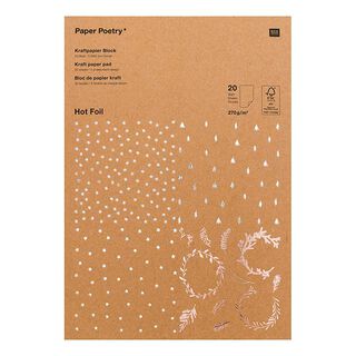 Blok papieru kraft Boże Narodzenie | Rico Design, 
