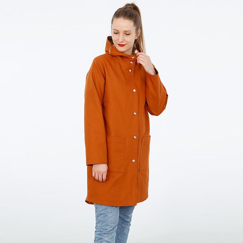 FRAU KARO – parka z podszewką, kapturem i naszywanymi kieszeniami, Studio Schnittreif | XS - XXL,  image number 2