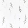 Tkanina na firany Woal drobne trawy 295 cm – biel/czerń,  thumbnail number 1