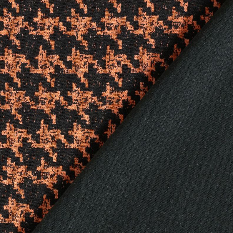 Dżersej wiskozowy – brzoskwiniowopomarańczowy/czerń, image number 4