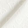 Batyst haftowane serca | Poppy Fabrics – kość słoniowa,  thumbnail number 4