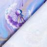 Dżersej bawełniany marmurkowe dmuchawce | Glitzerpüppi  – liliowy/lilia,  thumbnail number 4