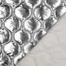 Tkanina pikowana linie serpentynowe – srebrny metaliczny,  thumbnail number 4