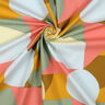 Popelina bawełniana w abstrakcyjne kształty | Nerida Hansen – oliwka/homar,  thumbnail number 4