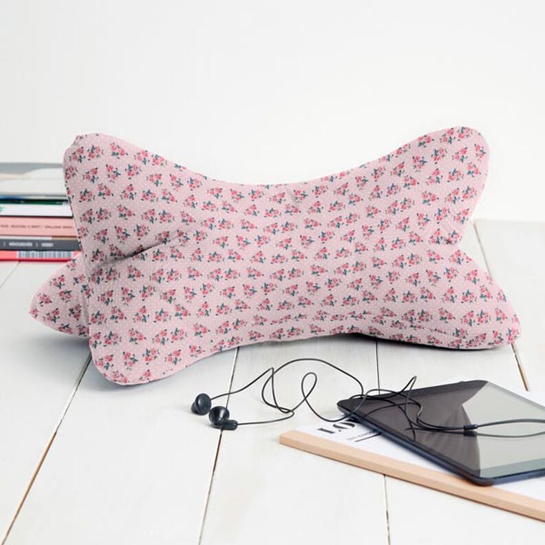 Tkanina bawełniana kreton Małe róże – róż,  image number 6