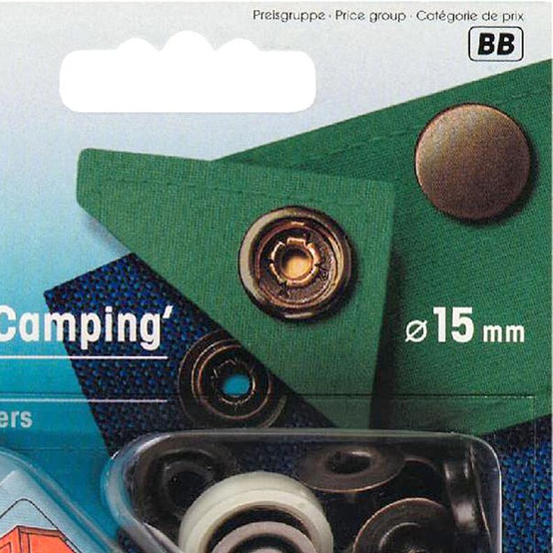 Zatrzaski Sport & Camping [Ø 15 mm] - stare złoto metaliczny| Prym,  image number 2