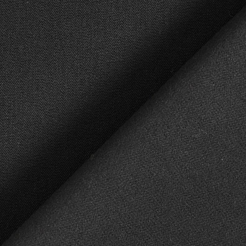 Tkanina spodniowa strecz, średnia jednokol. – czerń,  image number 3