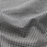 Tkanina koszulowa w małą kratkę – czerń/biel,  thumbnail number 2