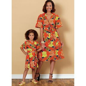 zawijana sukienka | Butterick 6654 | OneSize, 