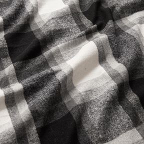 Flanela na płaszcze w kratkę | Katia Fabrics – mglisty szary/stare srebro, 