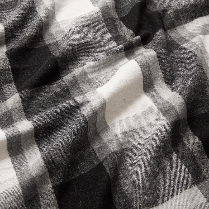 Flanela na płaszcze w kratkę | Katia Fabrics – mglisty szary/stare srebro, image number 2