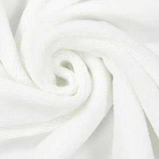 Tkanina frotte Bambus  – biel, 