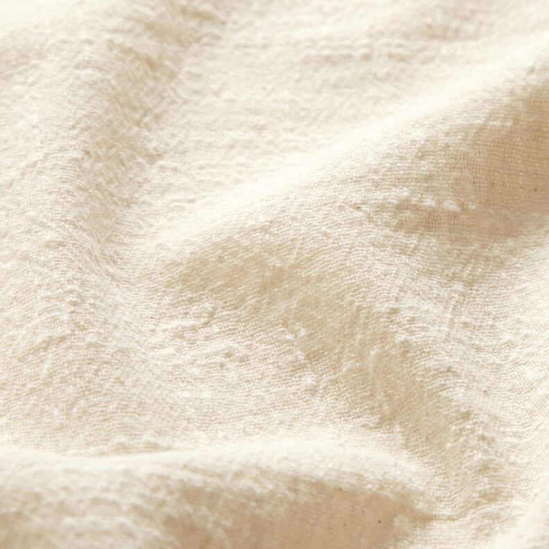 Tkanina bawełniana z efektem lnu niebielona – naturalny,  image number 2