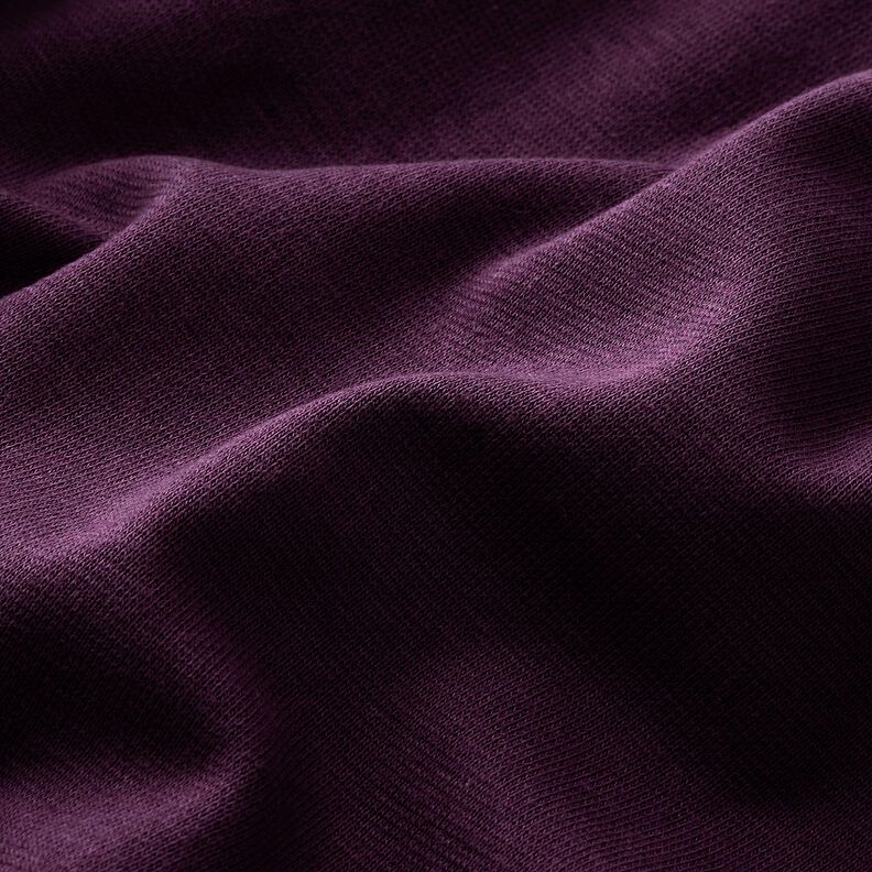 Dzianina ściągaczowa jednokol. – śliwka, image number 2