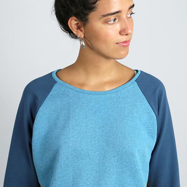 FRAU LILLE – bluza z rękawami raglanowymi i trójkątnymi wstawkami po bokach, Studio Schnittreif |,  image number 5