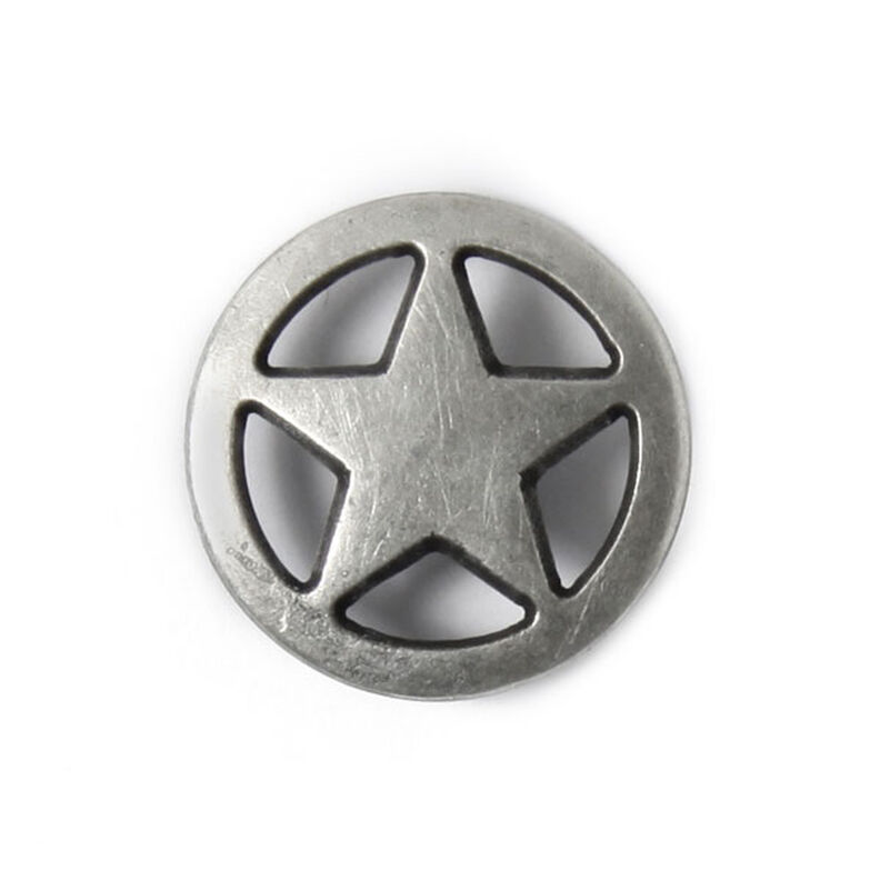 Guzik metalowy gwiazda 1,  image number 1