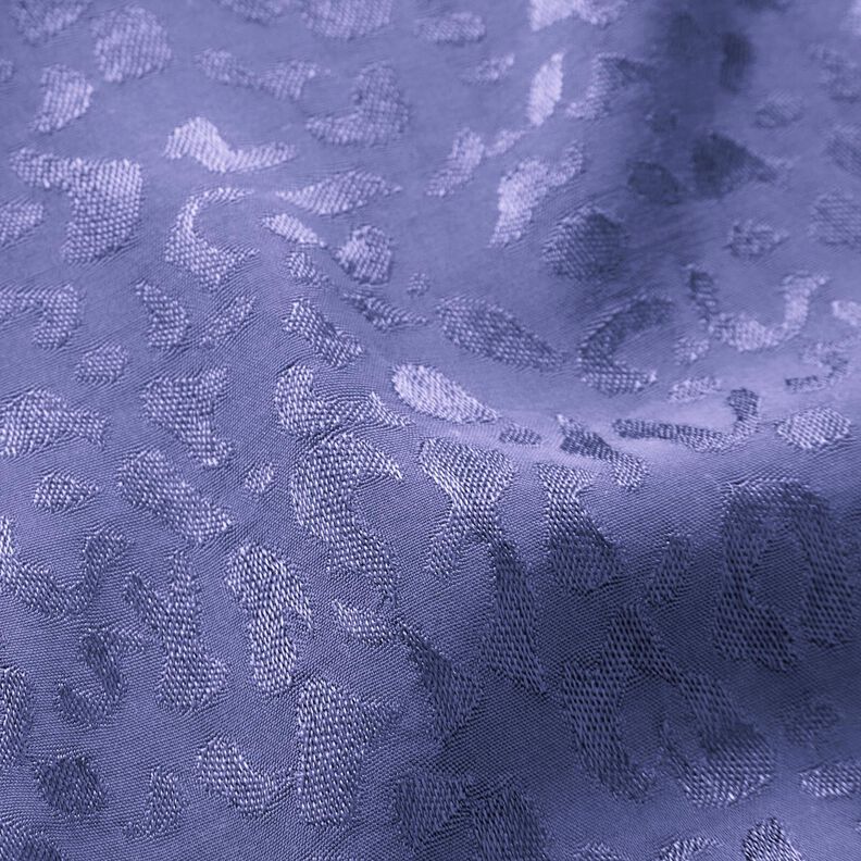 Tkanina wiskozowa w panterkę – niebieska lilia,  image number 3