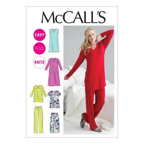Piżama, McCalls 6474 | 34 - 42, 