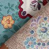 Tkanin dekoracyjna Gobelin patchwork dżinsowy – jasnobeżowy/dżins,  thumbnail number 4