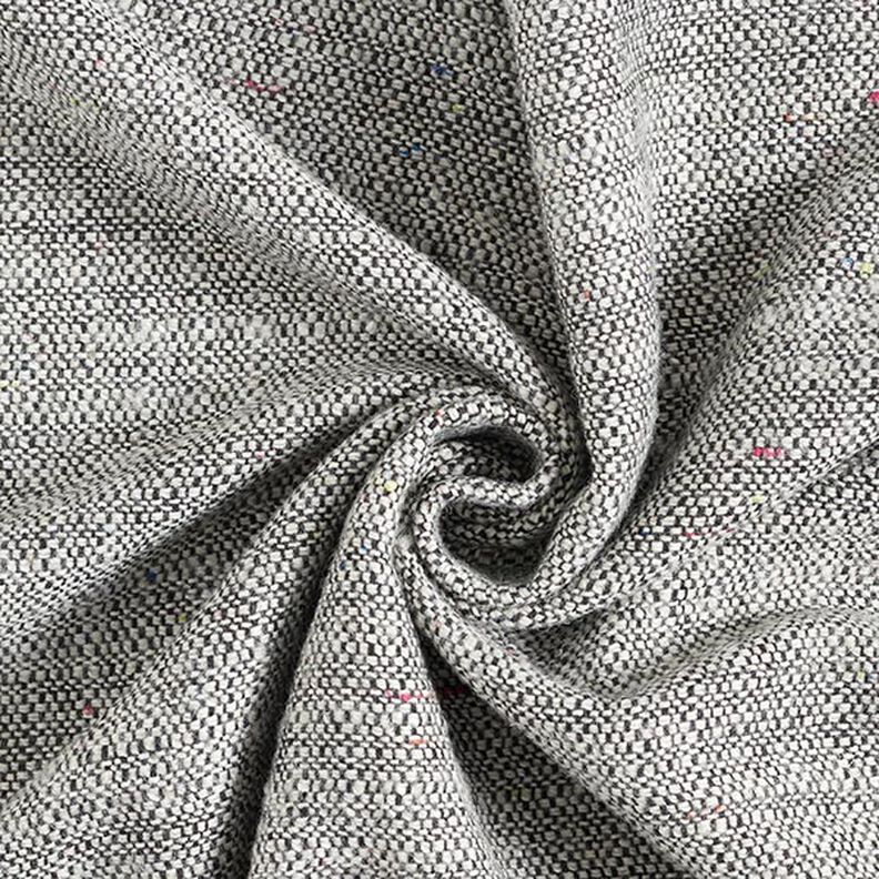 Tweed mieszanka wełniana pieprz i sól – szary,  image number 4