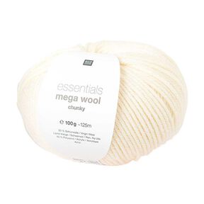 Essentials Mega Wool chunky | Rico Design – krem, 