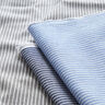 Tkanina na bluzki Mieszanka bawełny paski – jasnoniebieski/biel,  thumbnail number 5