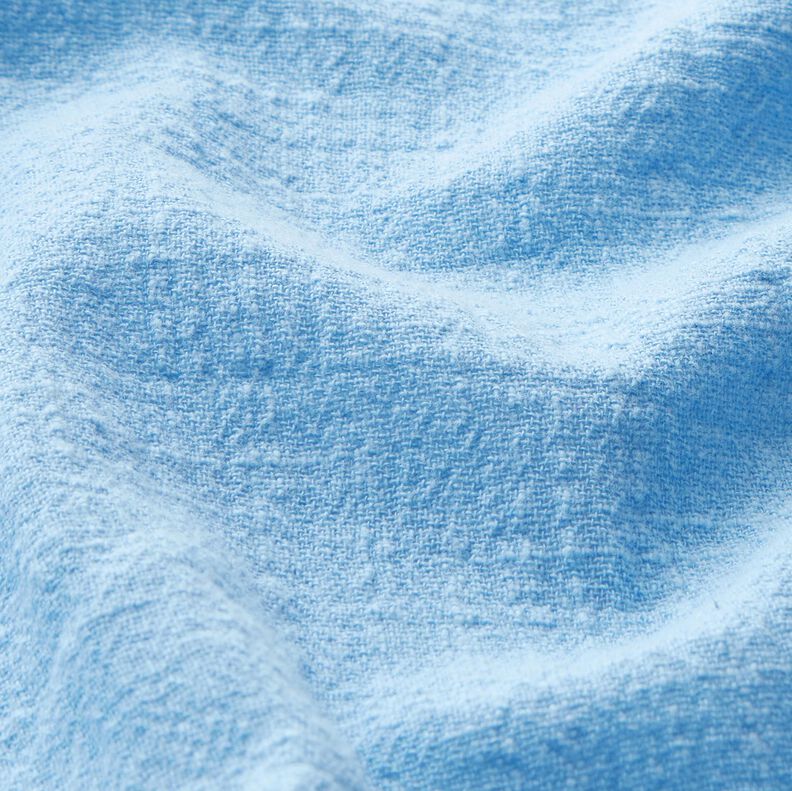 Tkanina bawełniana z efektem lnu – jasnoniebieski,  image number 2