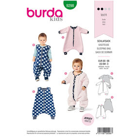 Śpiwór, Burda 9298 | 68 - 98, 