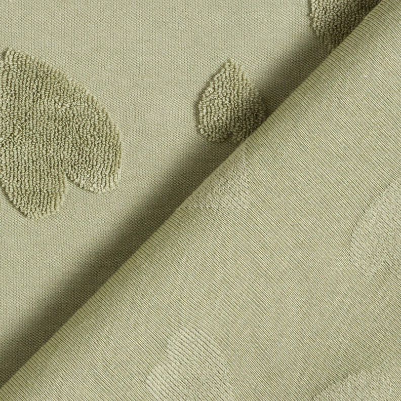 Dzianina frotte serca – greige, image number 4