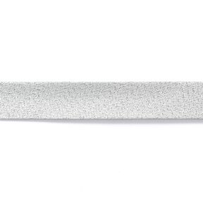 Taśma skośna Metaliczny [20 mm] – srebrny metaliczny, 