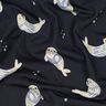 GOTS Dżersej bawełniany foki nadruk cyfrowy | Poppy Fabrics – ciemnogranatowy/zawilec,  thumbnail number 2