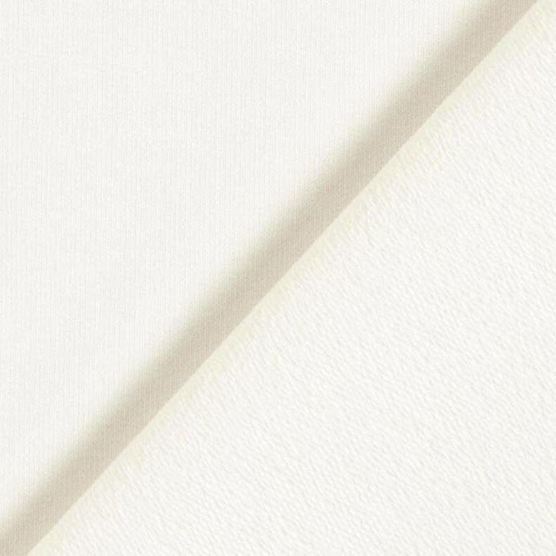 Lekka dres&oacute;wka pętelkowa french terry jednokol. &ndash; mleczna biel,  image number 4