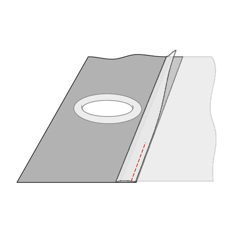 Taśma z przelotkami, 100 mm – kreci | Gerster,  image number 4