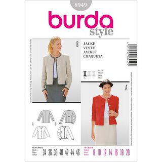 Krótka kurtka, Burda 8949, 