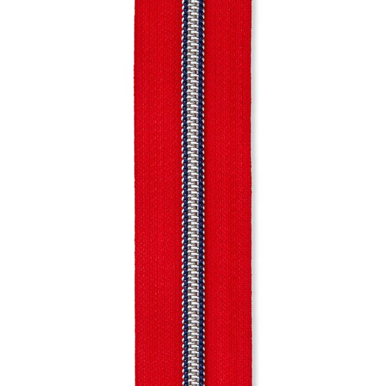 Zamek błyskawiczny na metry [5 mm] Metal | Prym – czerwień,  image number 2