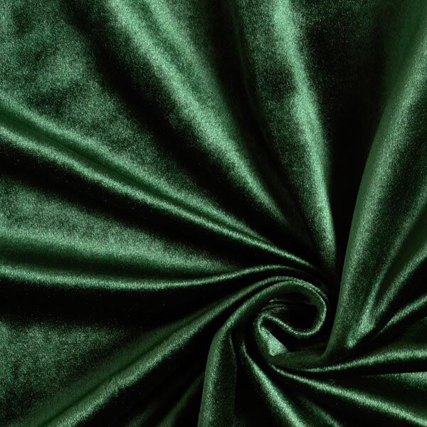 Tkanina dekoracyjna aksamit – ciemna zieleń,  image number 1