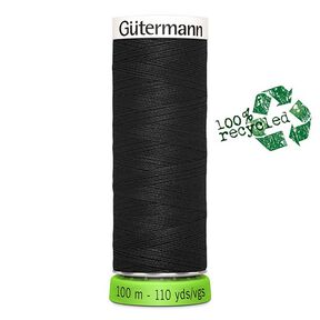 Nici uniwersalne rPET [000] | 100 m | Gütermann – czerń, 