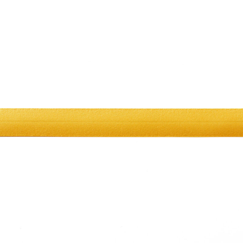 Taśma skośna Satyna [20 mm] – słoneczna żółć,  image number 1