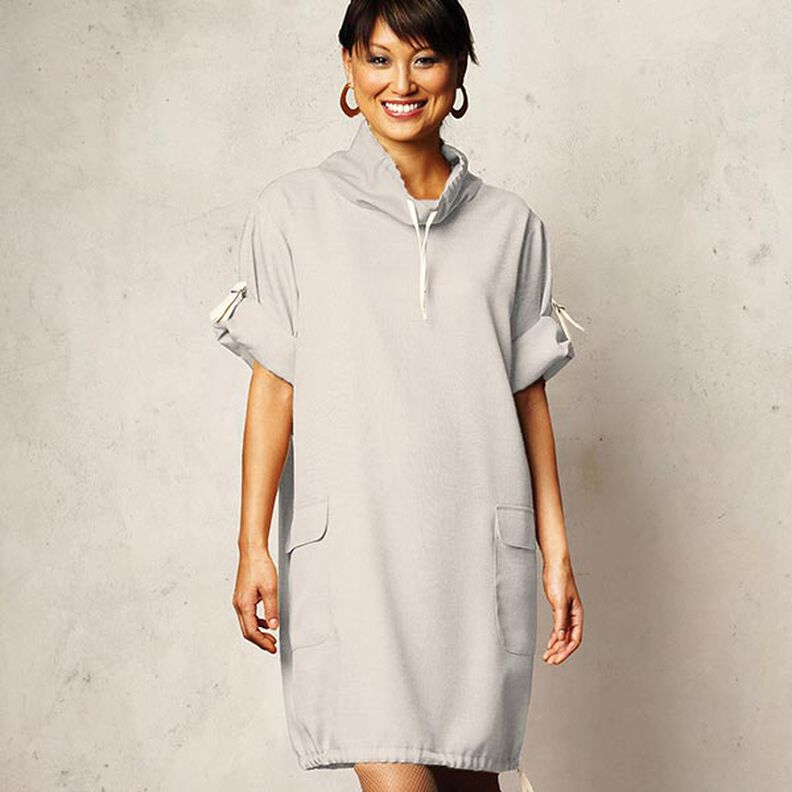 Lekka dresówka pętelkowa french terry jednokol. – naturalny,  image number 9