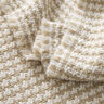 Gruby materiał na płaszcze, kurza stopka – beż/biel,  thumbnail number 3