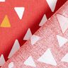 Tkanina bawełniana Kreton trójkąty – terakota,  thumbnail number 4