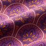 Bawełna powlekana abstrakcyjne wachlarze – purpura,  thumbnail number 3
